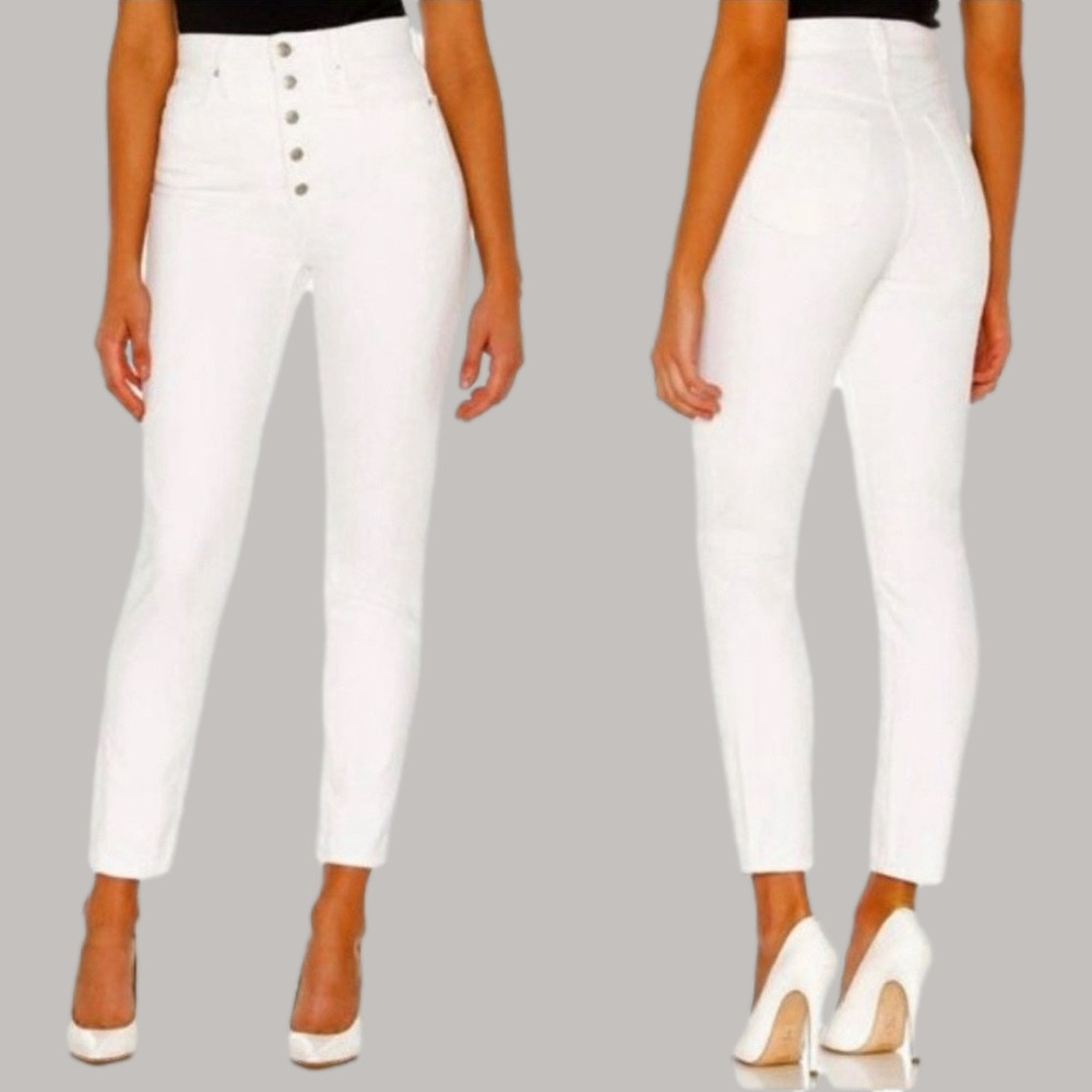 NWT Joe's Jeans x WEWOREWHAT Vintage High Rise Straight Danielle in Bone Sz 30